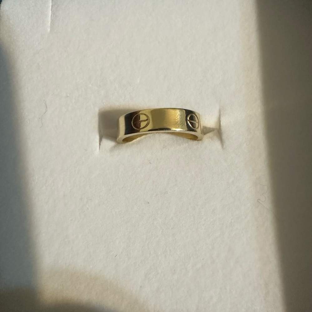 Custom 14k Cartier “Love” ring